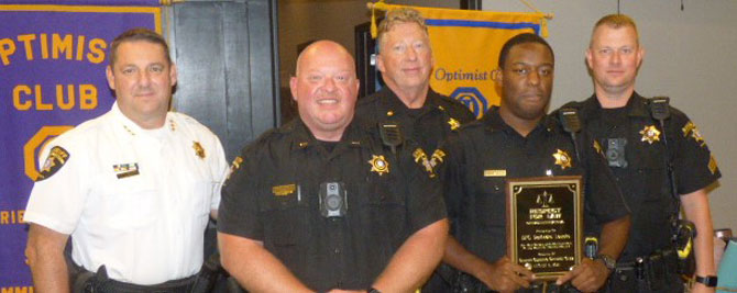 Optimists Honor Deputy First Class Loucks